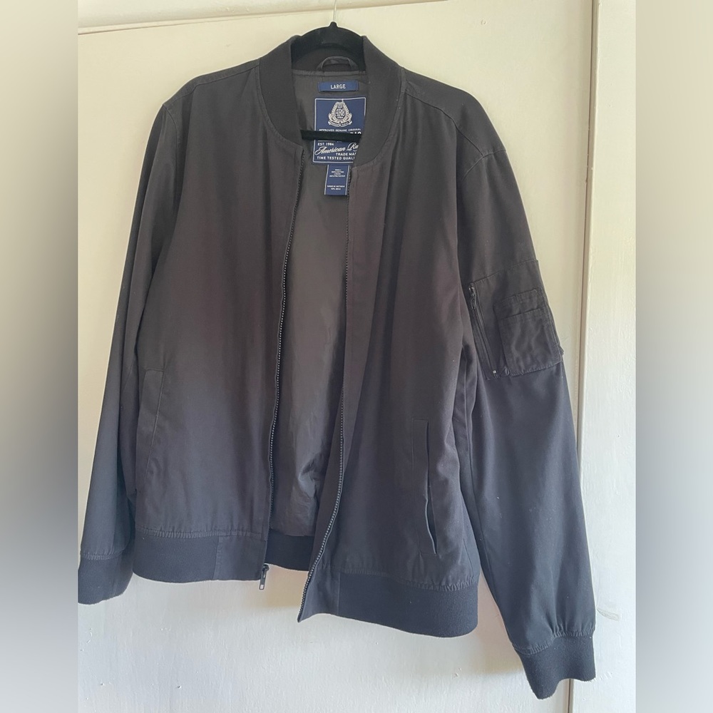 American Rag Light bomber-  cotton- L worn very few times.